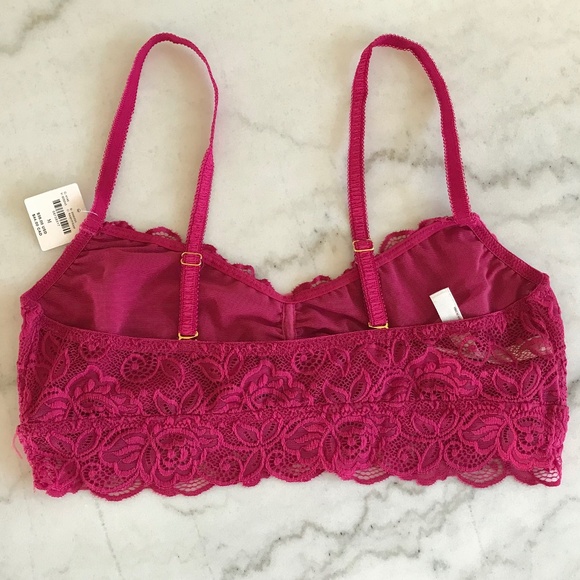 NWT ANTHROPOLOGIE RASPBERRY LACE LOUNGE BARLETTE - Picture 3 of 12